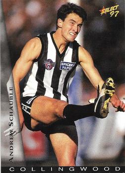 1997 Select AFL Ultimate Series #132 Andrew Schauble Front